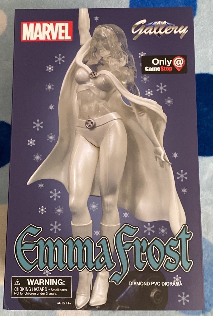 Marvel Gallery Emma Frost, white queen, diamond form, figure statue