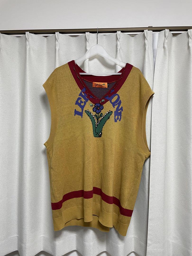Left Alone Embroidered Sleeveless Vest XL