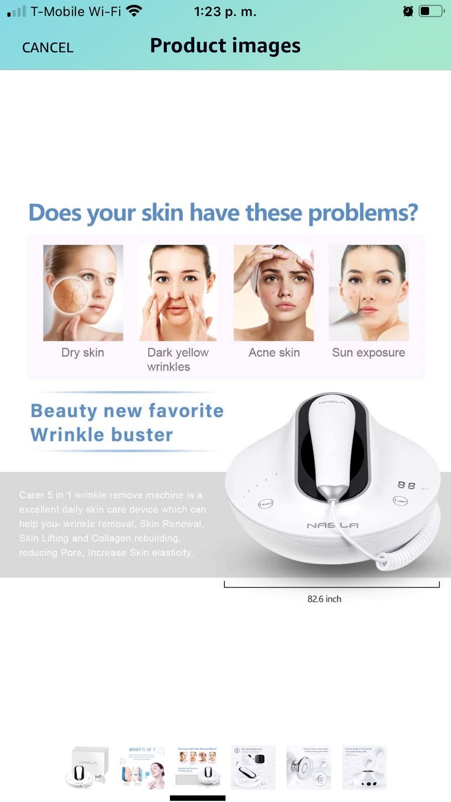 Nasila RF Radio frequency facial