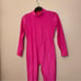 Baltogs hot pink long sleeve mock neck unitard jumpsuit dance costume LC child