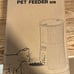 automatic small dog/ cat feeder