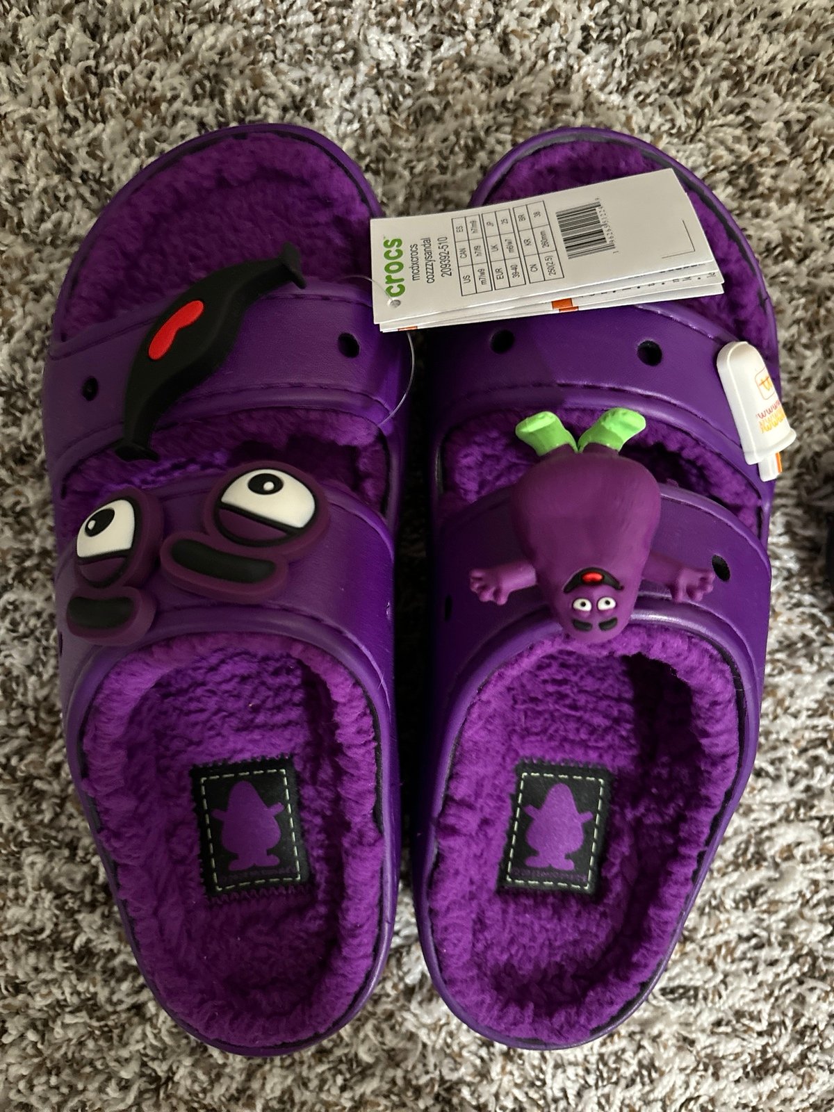 Crocs McDonald’s Grimace