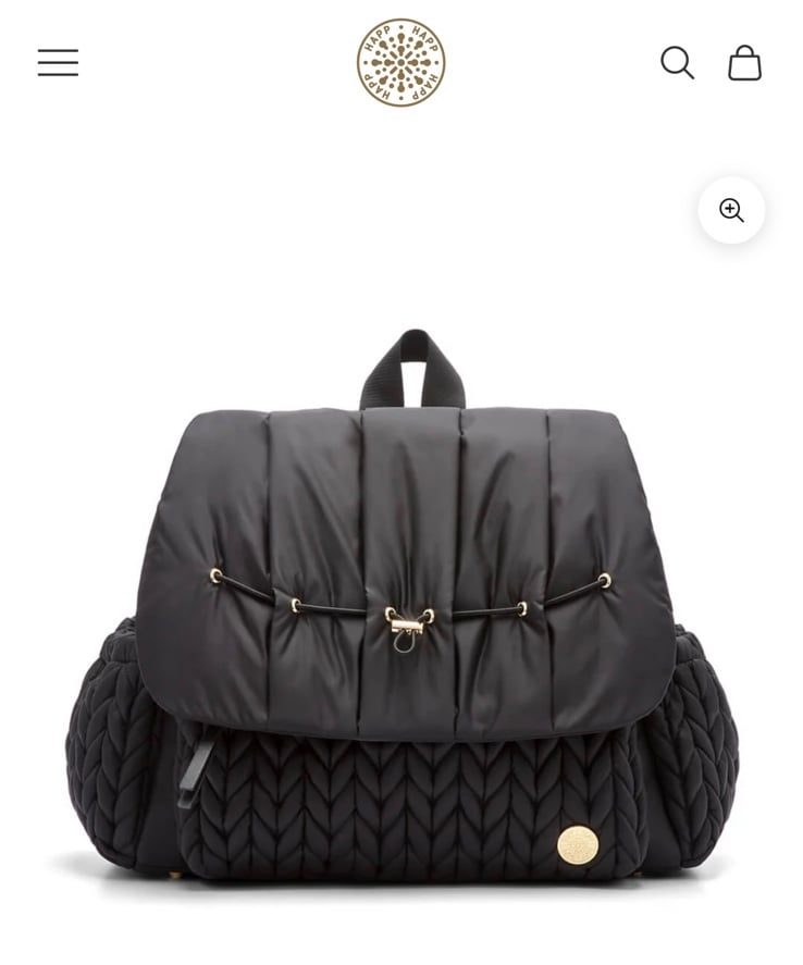 Diaper bag Levy Backpack Black