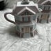 Vintage Lenox Sugar Bowl and Creamer Village Creamery & confectionery Set