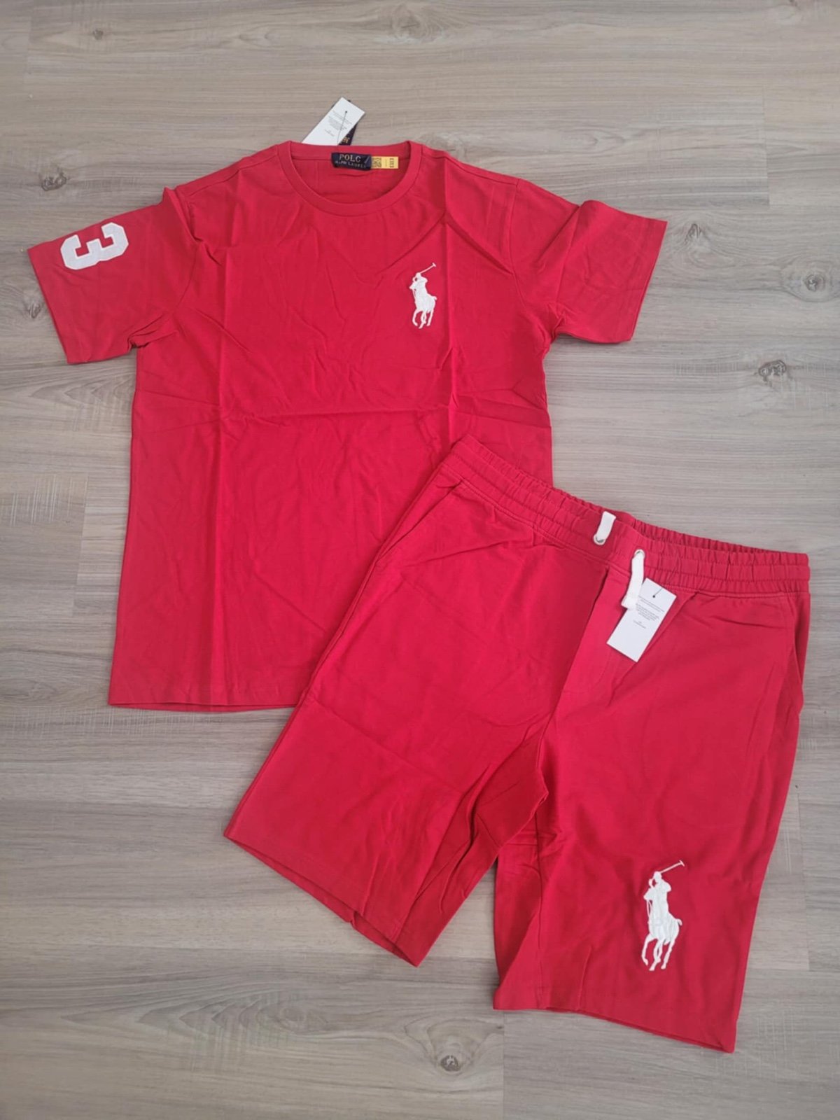 Men’s Polo Ralph Lauren Shorts Set NWT - RED - MEDIUM