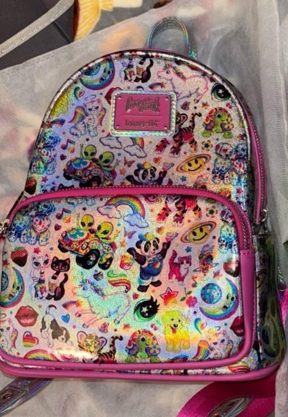 Lisa Frank Holographic backpack