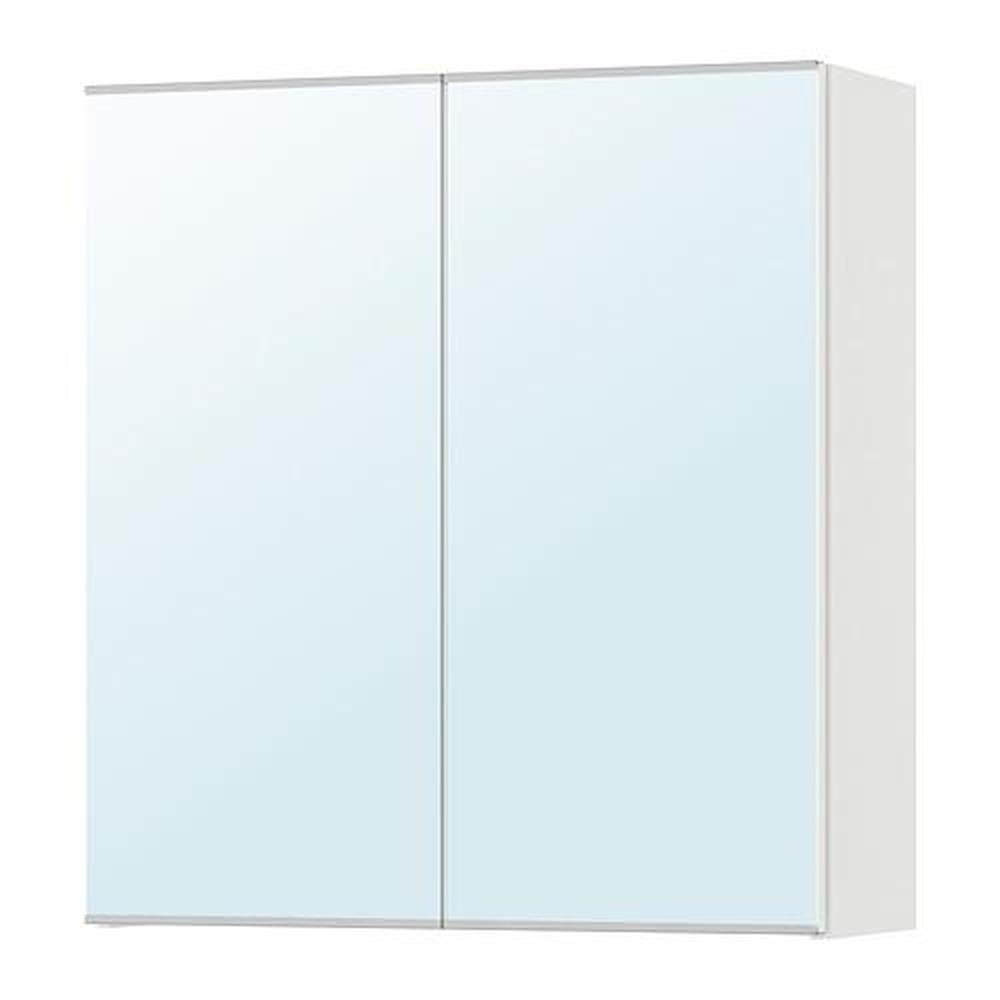 Ikea LILLÅNGEN Mirror Bathroom cabinet with 2 doors, white 202.051.71 BRAND NEW