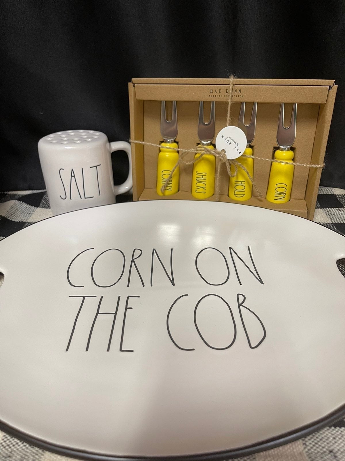 Rae Dunn CORN ON THE COB set