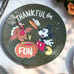 Disney Mickey & Minnie Mouse Thanksgiving Plates Set of 4 Pottery Barn Rare Cute