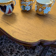 3 Vintage Mustache Cups