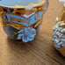 3 Vintage Mustache Cups