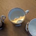 3 Vintage Mustache Cups
