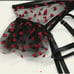 Heart Print Garter Sheer Lingerie Set ne