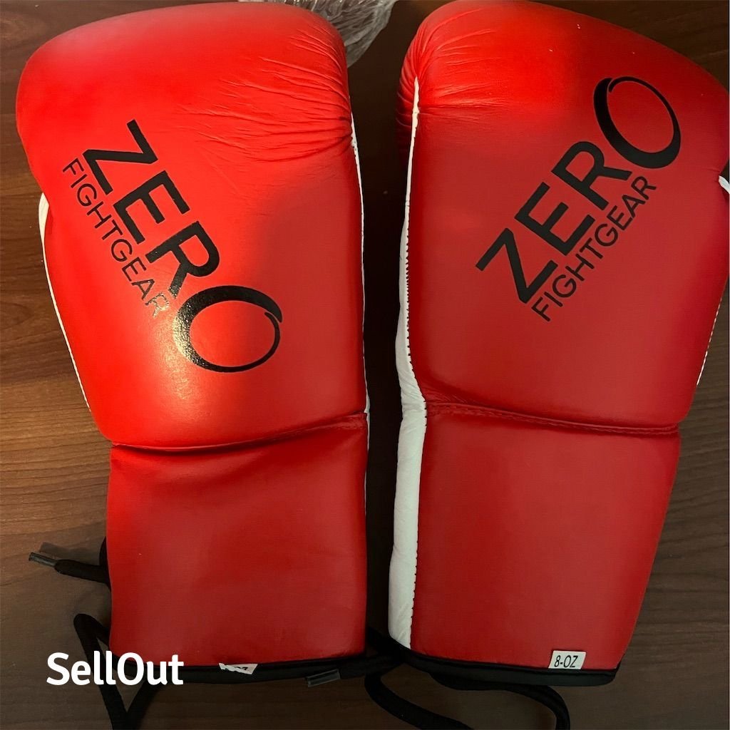 Zero Fightgear Boxing Gloves Red & Blue Sparring Training