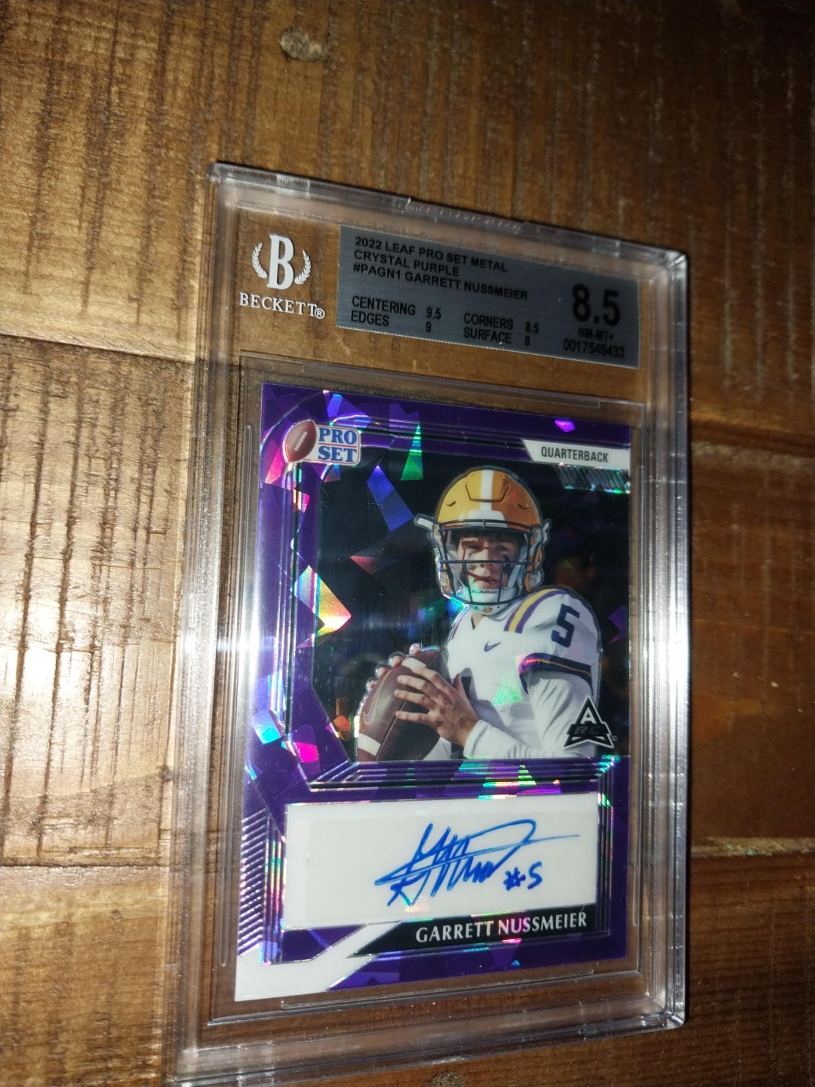 Garrett Nussmeier Auto BGS 8.5
