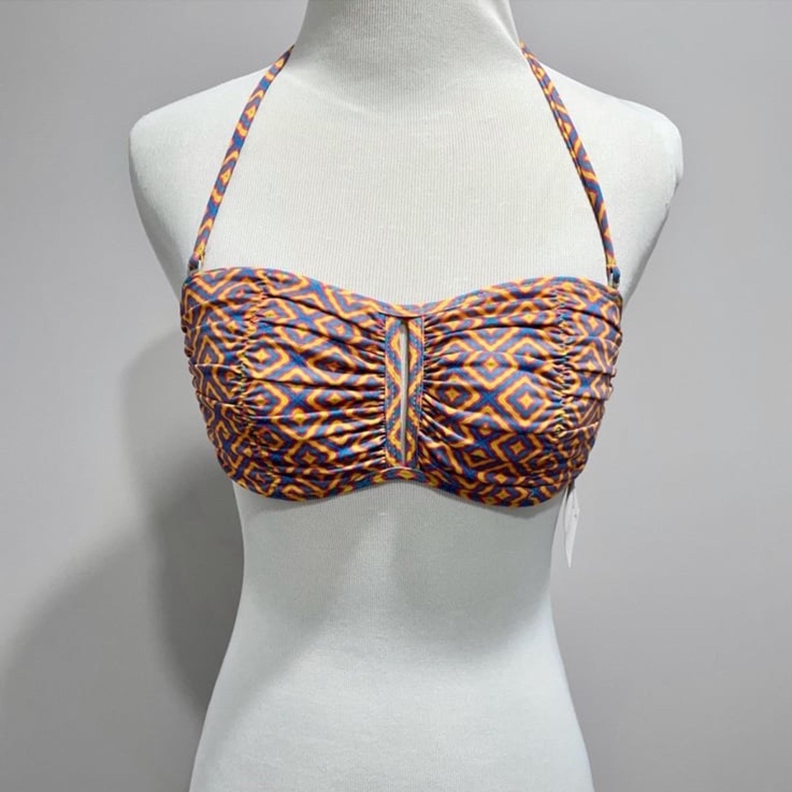NWT Koral Swim Bikini Multi Print Top Small