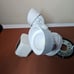 Ring Floodlight Cam Wired Outdoor 1080p Surveillance Camera White Used