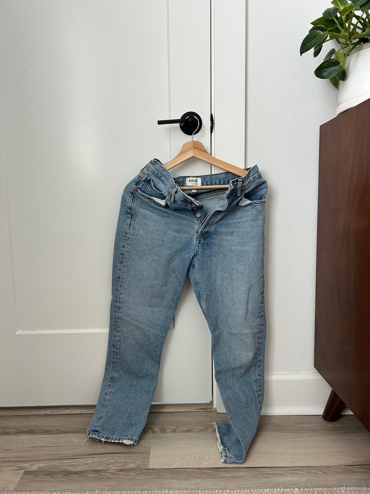 Agolde Riley crop jeans