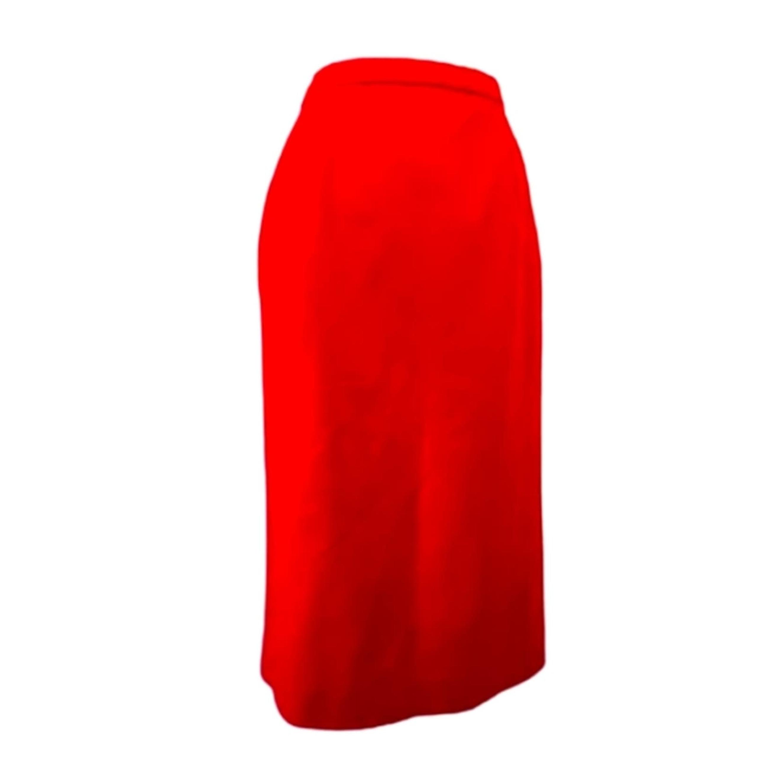 Pendleton Vintage Red Wool Straight Midi Skirt size 16