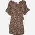 Sabo Skirt Luella Floral Dress - BROWN ORANGE FLORAL