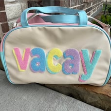 Vacay Color Block Duffle Bag