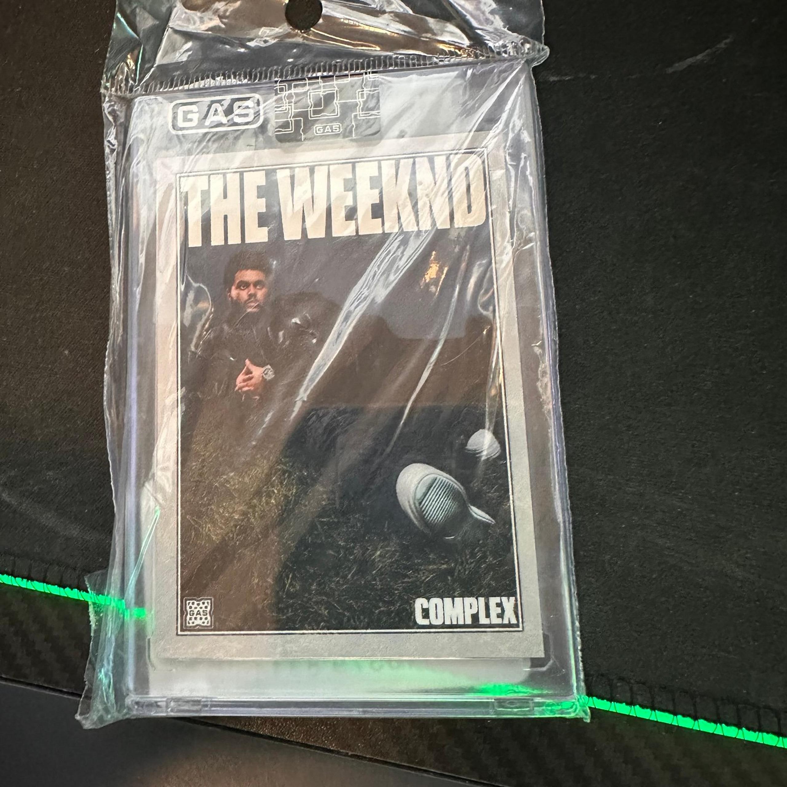 The weeknd hurry up tomorrow GAS trading card