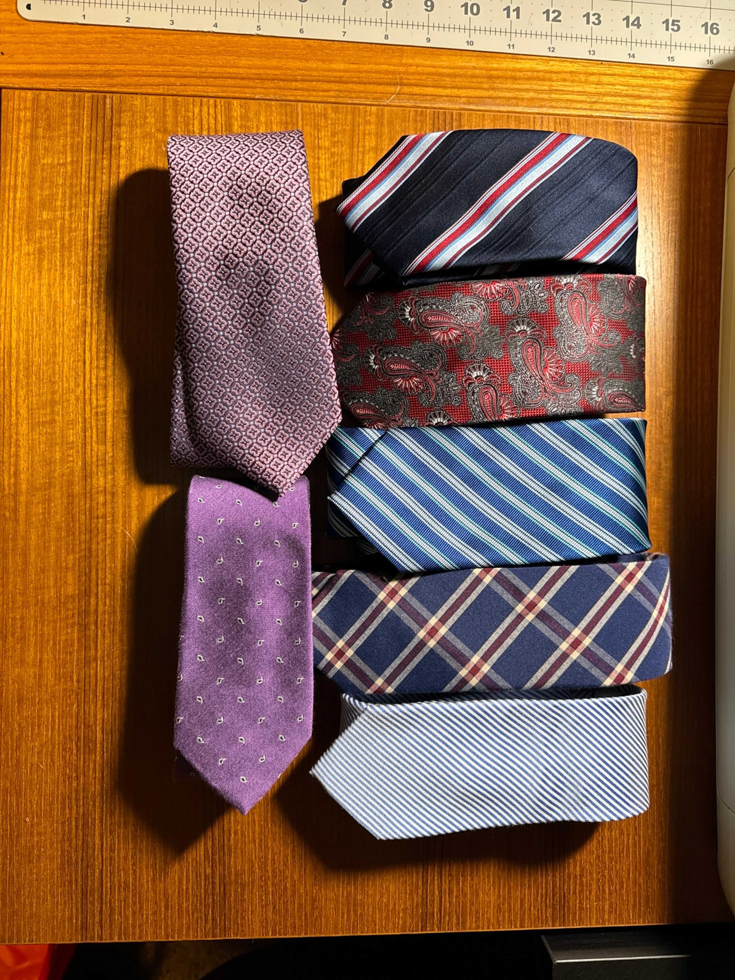 Lot of 7 men’s ties