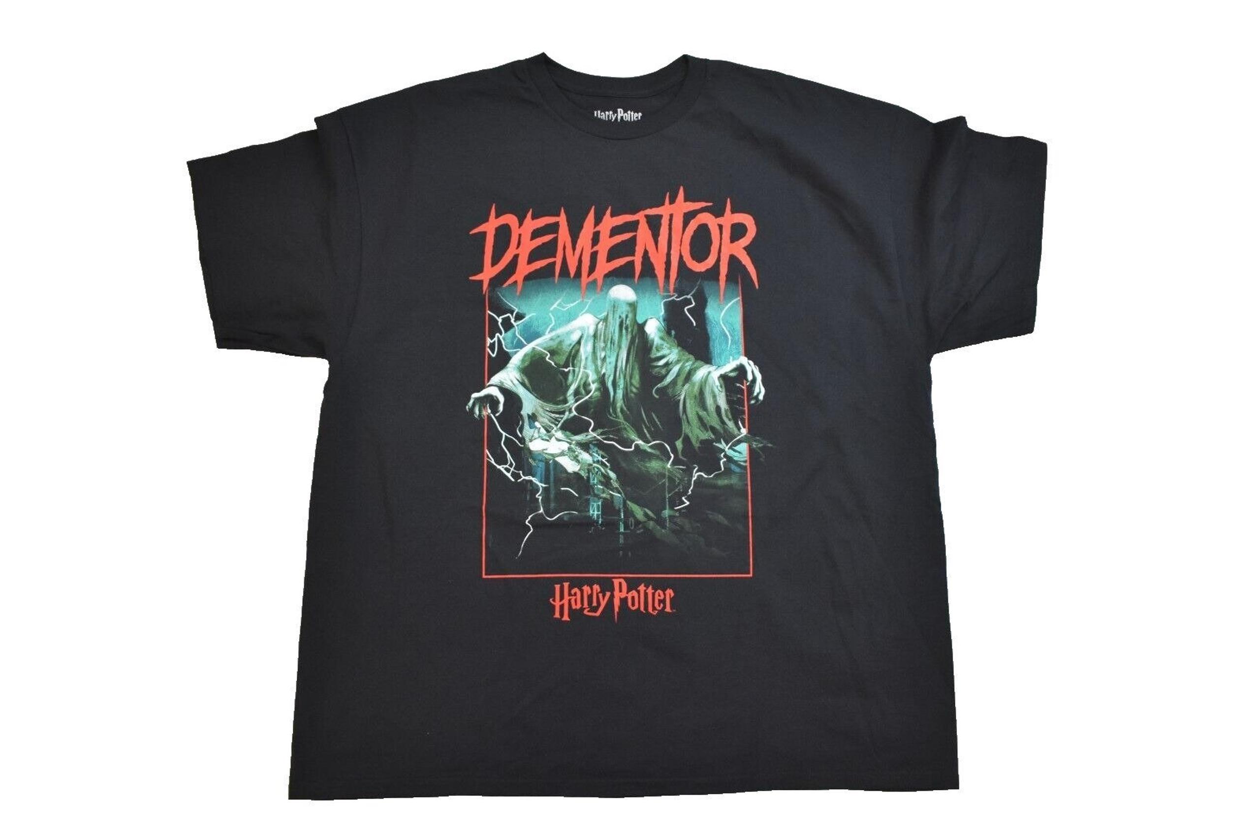 Harry Potter Mens Dementor Black Shirt New 2XL