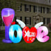 7ft Long Inflatable Valentine decoration