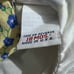VINTAGE Oshkosh 18mo Floral Embroidered Dress Blue Yellow Peter Pan Collar USA