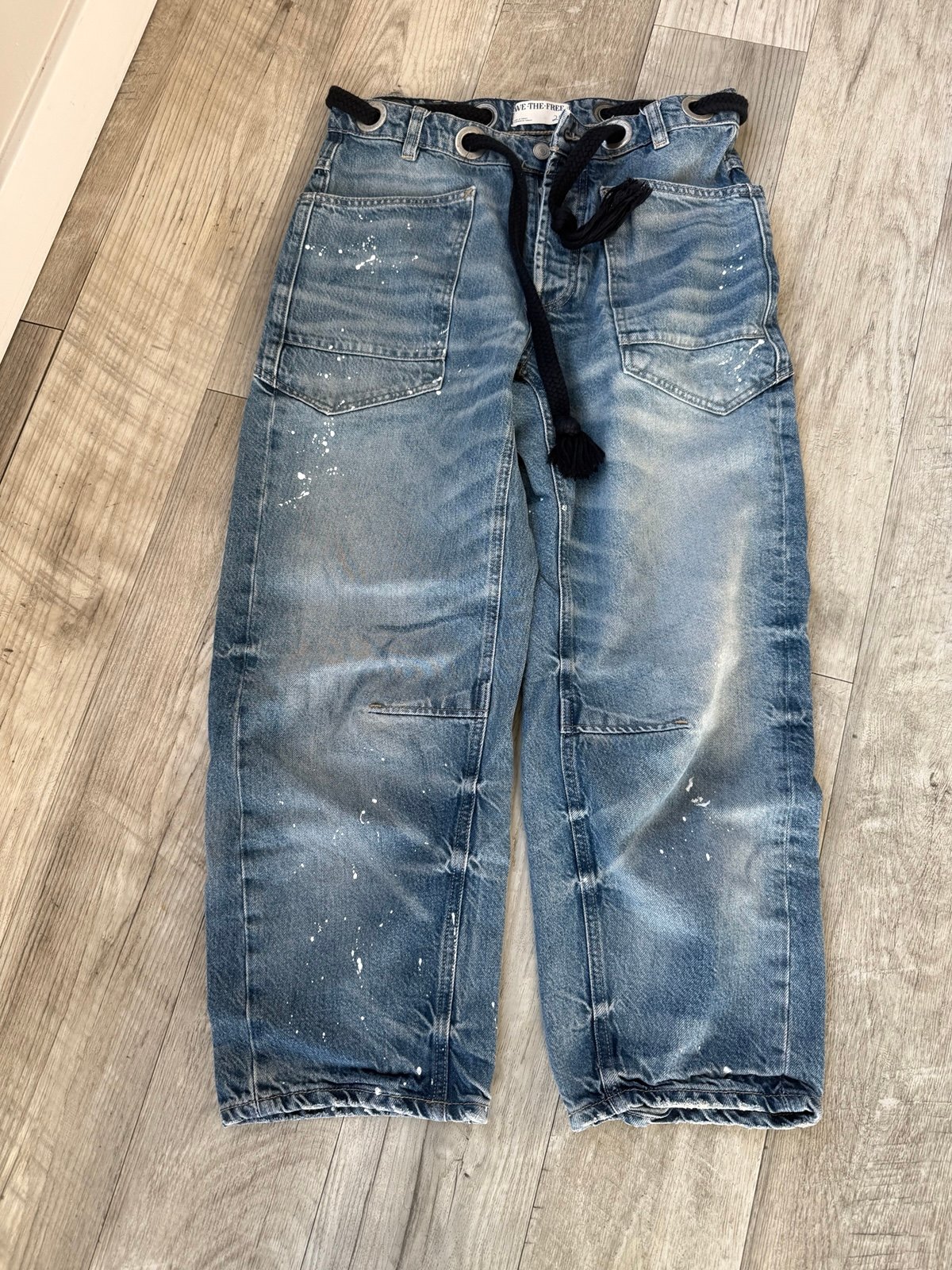 Free people barrel jeans