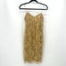 Ralph Lauren Vintage 90s Y2K Gold Lace Slip Dress Sheath Size 4 Grunge Mini Glam