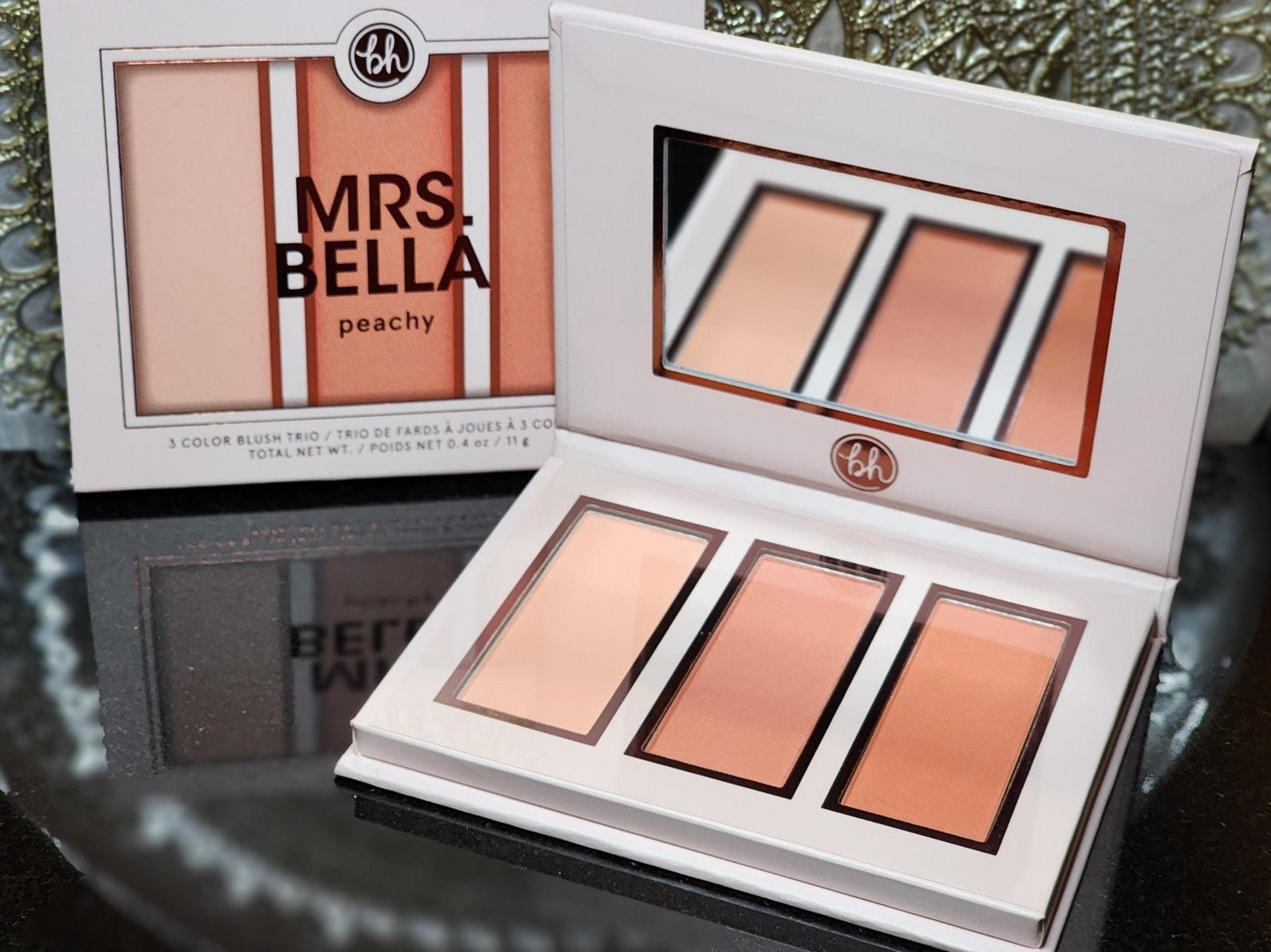 Mrs. Bella 'Peachy' 3 Color Blush Trio **NEW** - Bh Cosmetics