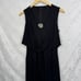 Allsaints Jayda Black Faux Wrap Jersey Sleeveless Dress Size S NWT