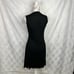 Allsaints Jayda Black Faux Wrap Jersey Sleeveless Dress Size S NWT