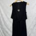 Allsaints Jayda Black Faux Wrap Jersey Sleeveless Dress Size S NWT