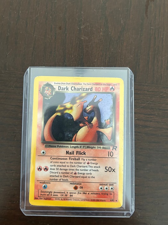 dark charizard holo