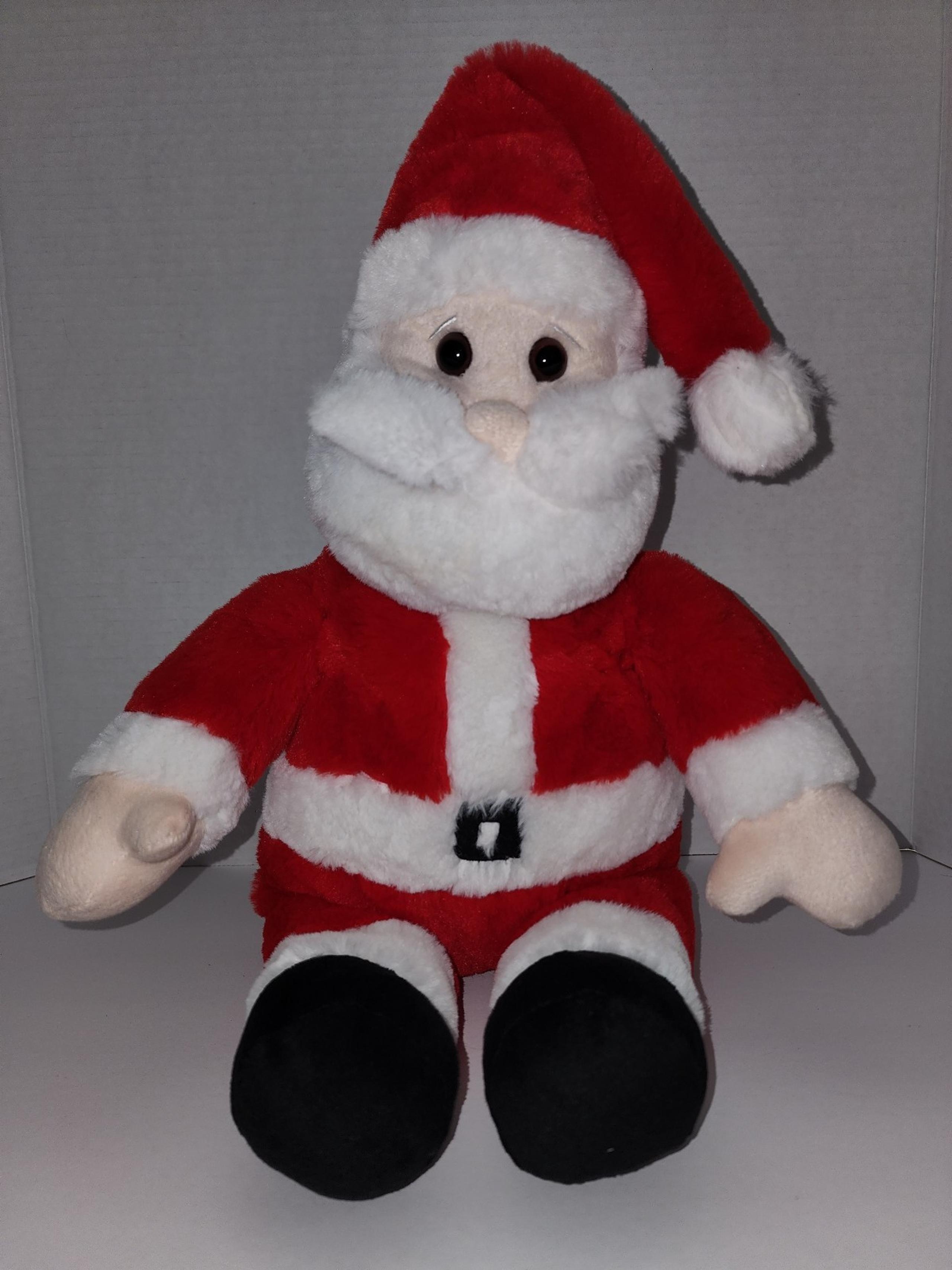Bearington Plush Santa Christmas Decor