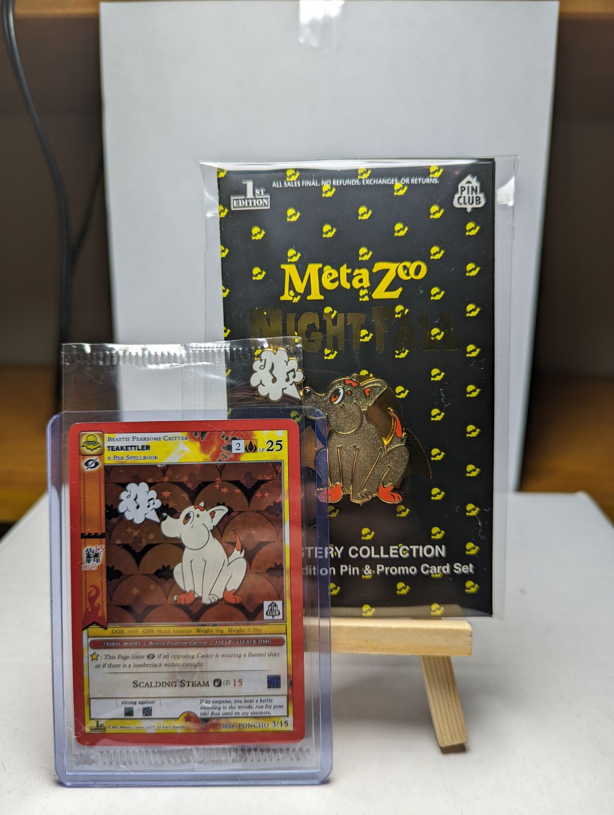 Metazoo Full Holo Teakettler and Pin Bundle
