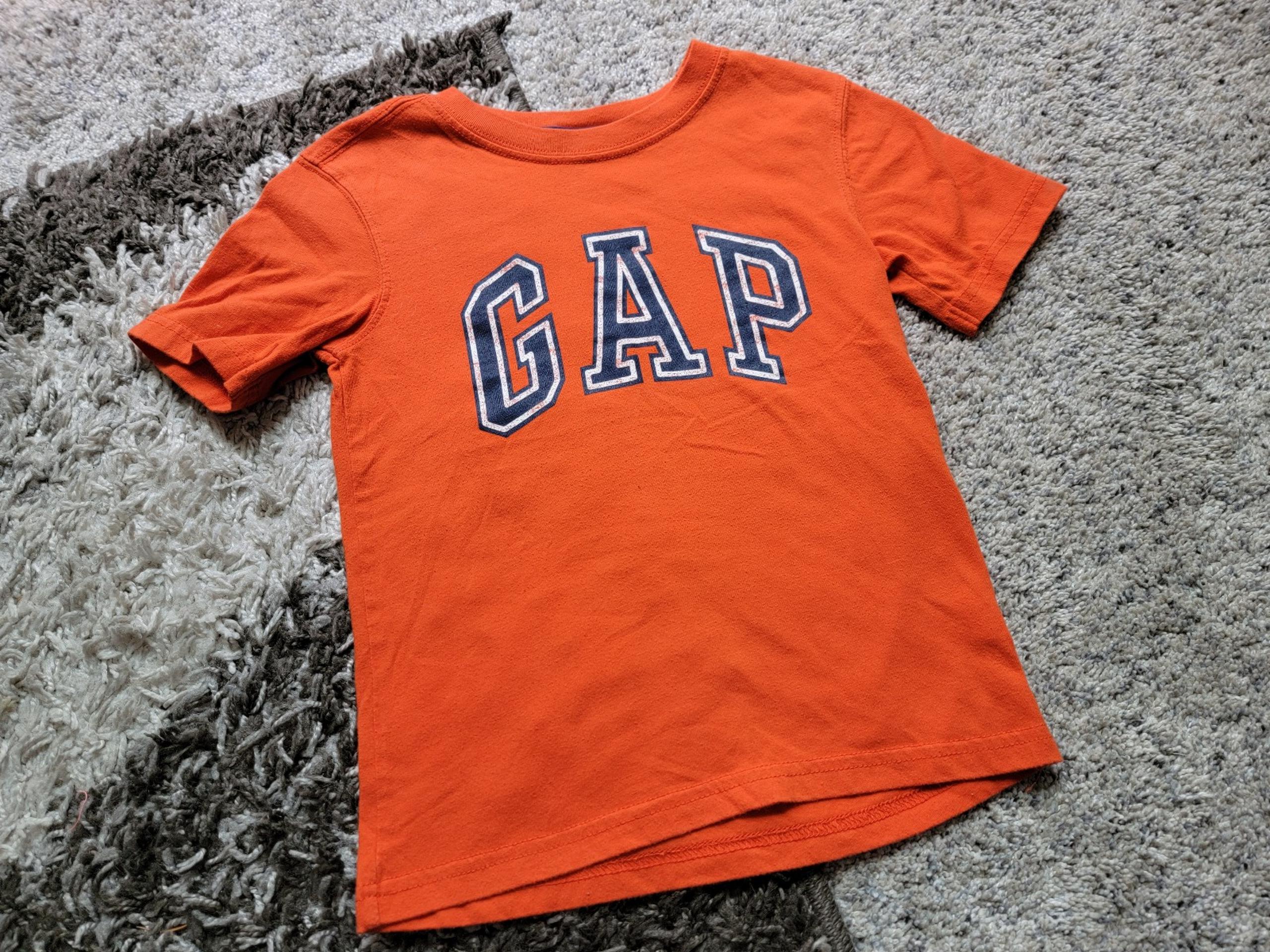 Gap boys orange short sleeve top size XS 4/5