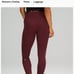 Lululemon base pace red merlot