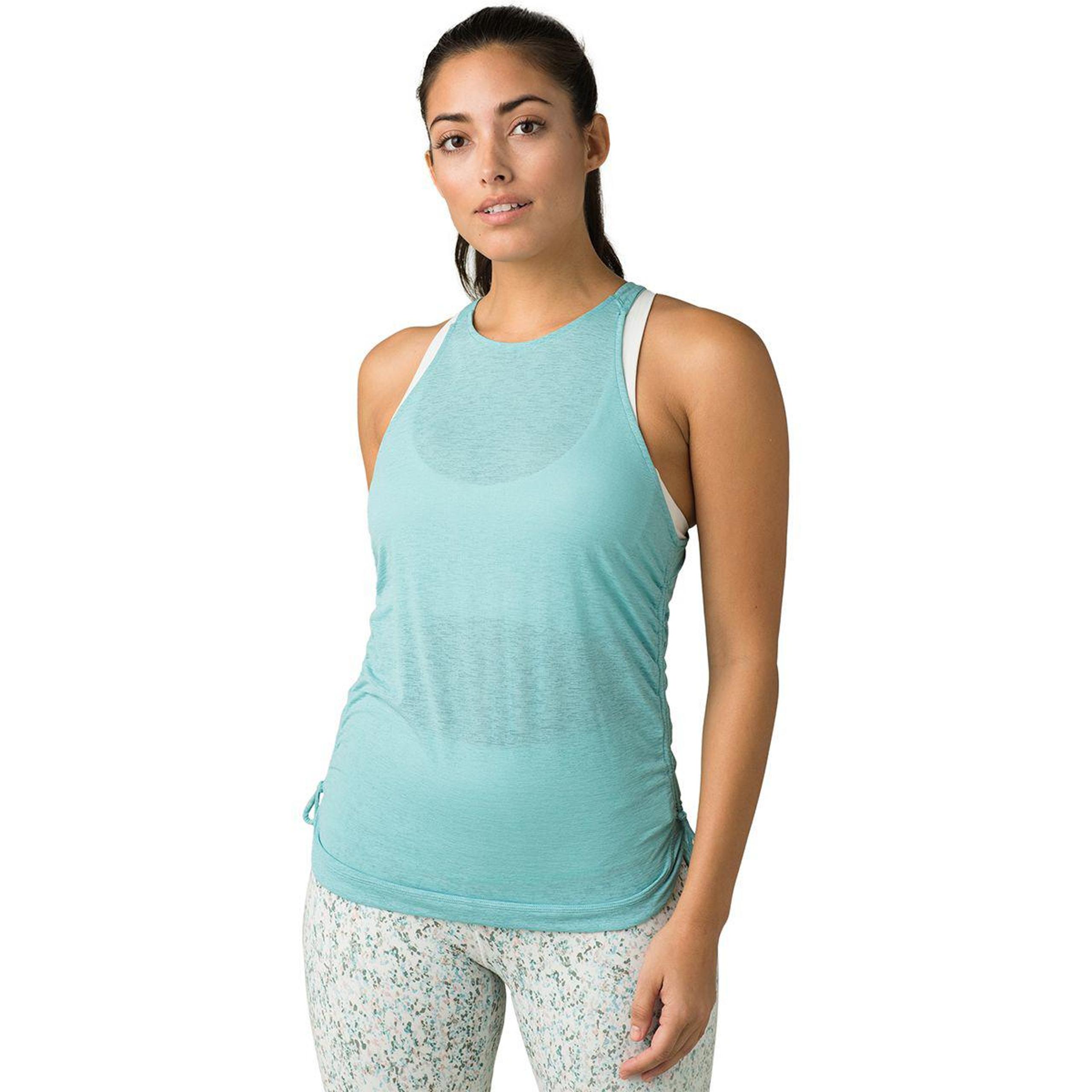 prAna Amata Yoga Tank Top Light Blue - Women's Large