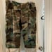 Womens Embellished Capri Pants, Denim, Camouflage