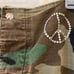 Womens Embellished Capri Pants, Denim, Camouflage
