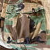 Womens Embellished Capri Pants, Denim, Camouflage