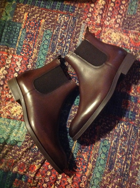 To Boot New York Men's Kensington Leather Chelsea Boots-11.5M-Made in Italy-NIB