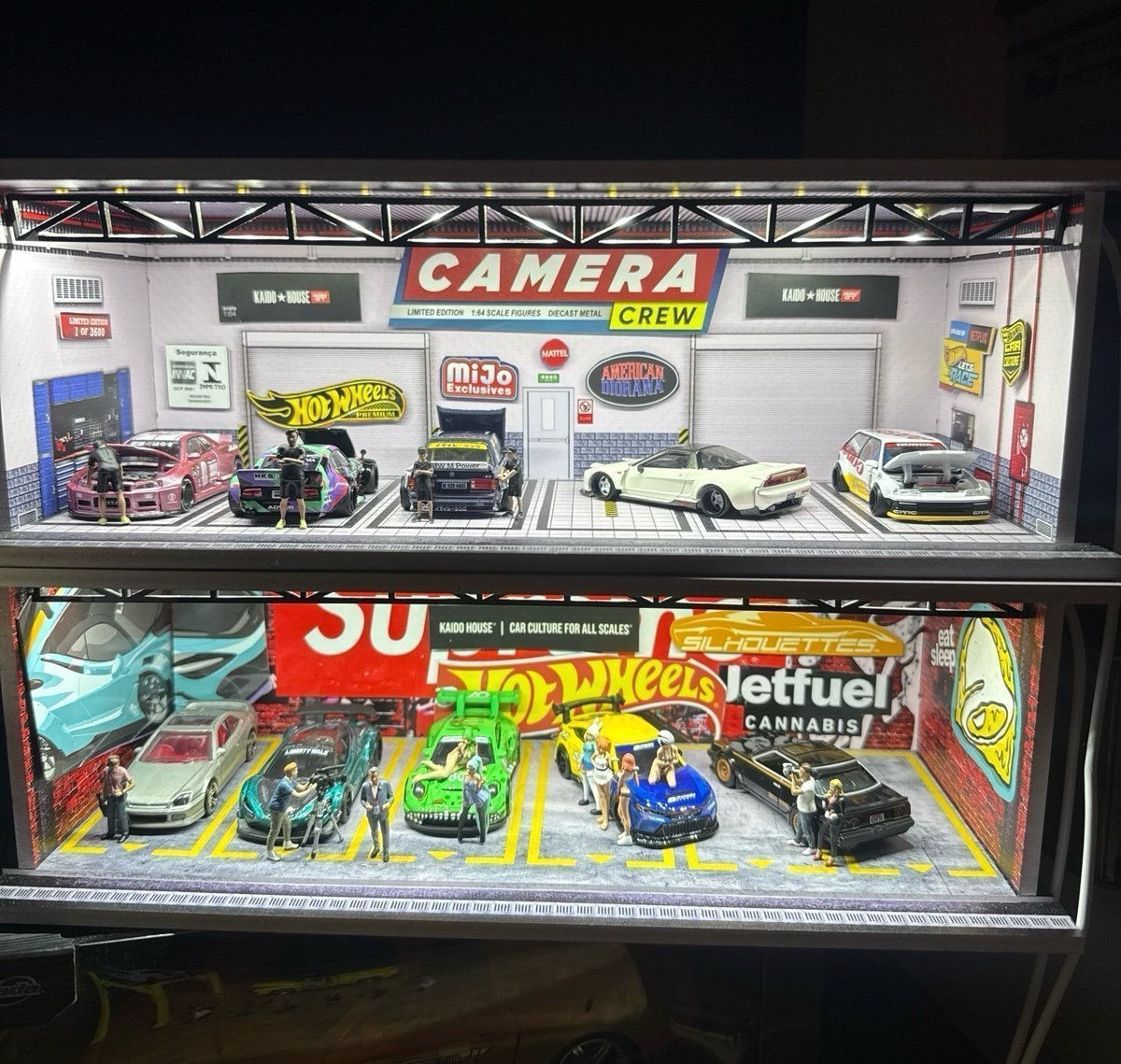 Hot wheels kaido house american diorama bundle