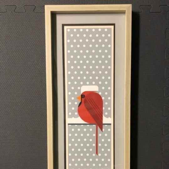 Print: Cool Cardinal by Charley Harper