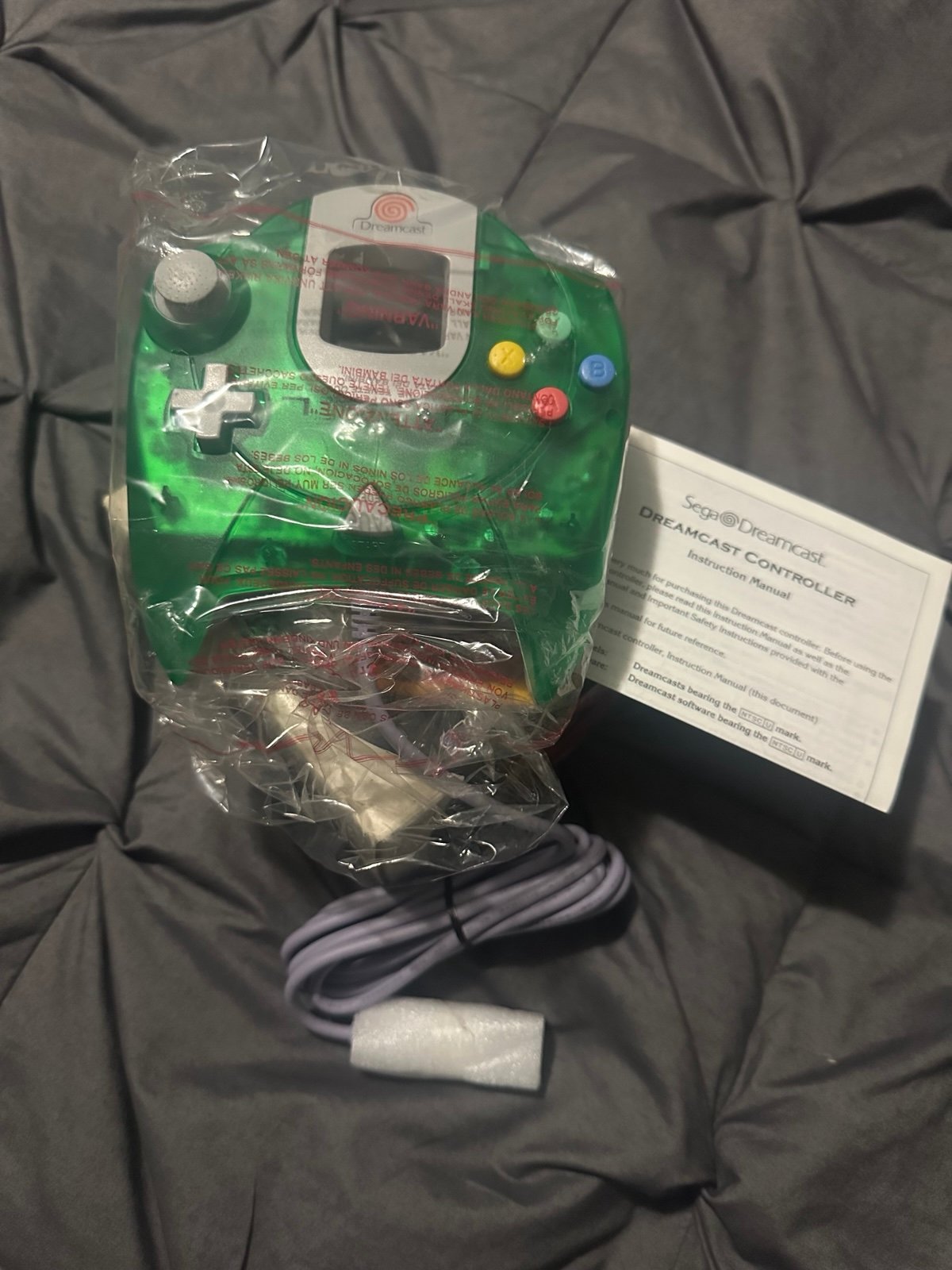 RARE Clear Green Sega Dreamcast Controller BRAND NEW