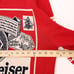 Budweiser King Of Beers Ugly Christmas Sweater Retro Red Crew Neck Size Large